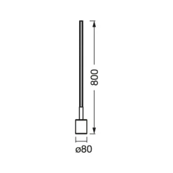 Gulvlamper|Gulvlamper ^ OSRAM SMART+ WiFi LED-gulvlampe CORNER SLIM, sort RGB CCT