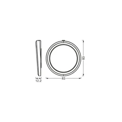 OSRAM SMART+ Underskabsbelysning > WiFi UNDERCABINET ROUND, hvid, Ø 8 cm, 3-pak