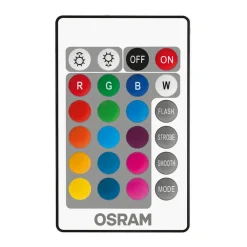OSRAM Dæmpbar Led-Pære > Star LED-pære E27 9,4 W+ fjernbetjening mat