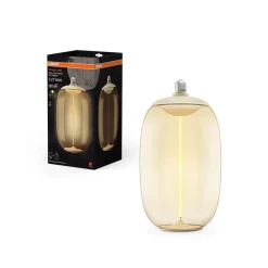 Filament Pære ^ OSRAM Vintage 1906 Big Elipse Oval, ravgul E27 827 glødetråd