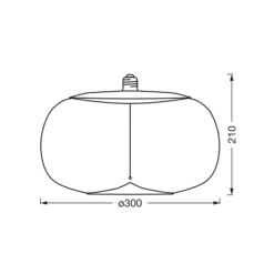 OSRAM Filament Pære > Vintage 1906 Big Elipse, røg, E27, 1.800 K, glødetråd
