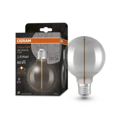 OSRAM Filament Pære > Vintage 1906 LED-globe E27 2,2 W 1.800 K røg