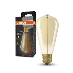OSRAM Filament Pære > Vintage 1906 LED-pære E27 2,2W 827 guld