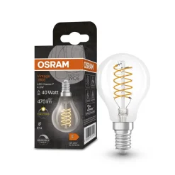 OSRAM Dæmpbar Led-Pære|Filament Pære > Vintage 1906 LED-pære E14 4,8 W 827 klar dim