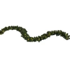 STAR TRADING Dekorationsbelysning|Julepynt > OTTAWA pynteguirlande, granlook, 2,7 m, LED hvid