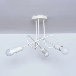 HELAM Loftlamper > Oxford loftlampe, sand, Ø 44 cm, metal, 3 lyskilder, E27