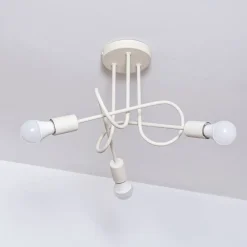 HELAM Loftlamper > Oxford loftlampe, sand, Ø 44 cm, metal, 3 lyskilder, E27