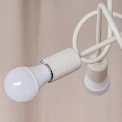 HELAM Loftlamper > Oxford loftlampe, sand, Ø 44 cm, metal, 3 lyskilder, E27
