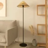 EGLO Gulvlamper > Oxpark gulvlampe, 146,5 cm, grøn/hvid/sort
