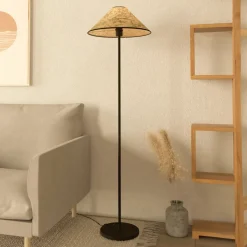 EGLO Gulvlamper > Oxpark gulvlampe, 146,5 cm, grøn/hvid/sort