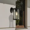 Searchlight Væglamper > Pagoda udendørs væglampe, IP44, sort, metal, E27