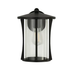 Searchlight Væglamper > Pagoda udendørs væglampe, IP44, sort, metal, E27