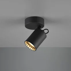 Loftlamper|Spotlights ^ Trio Lighting Pago vægspot, 1 lyskilde, sort
