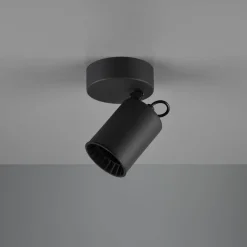 Loftlamper|Spotlights ^ Trio Lighting Pago vægspot, 1 lyskilde, sort