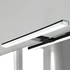 Ebir Væglamper > Pandora LED-spejlbelysning, mat sort, 30,8 cm