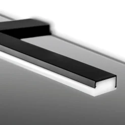 Ebir Væglamper > Pandora LED-spejlbelysning, mat sort, 30,8 cm
