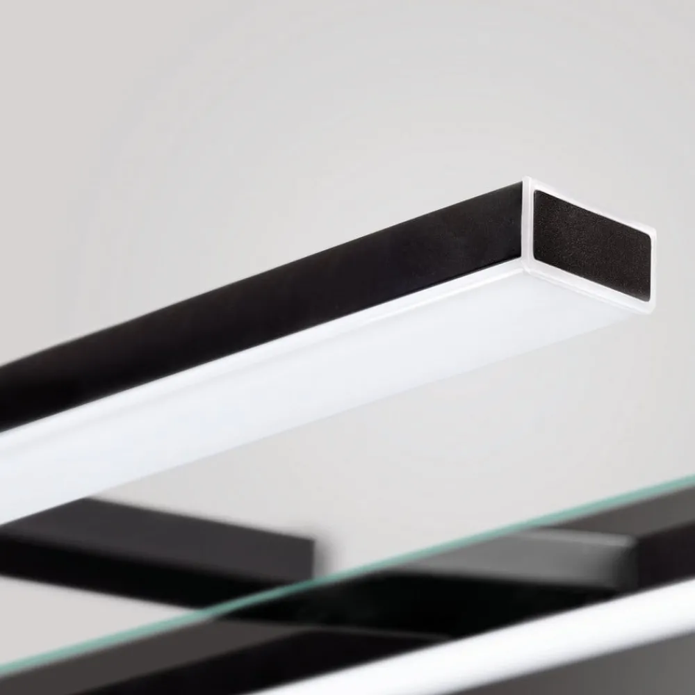 Ebir Væglamper > Pandora LED-spejlbelysning, mat sort, 30,8 cm
