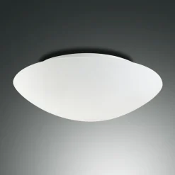 Fabas Luce Gang|Loftlamper > Pandora loftslampe, Ø 25 cm, glas, hvid