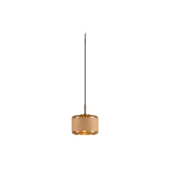 SLV Pendellamper > Pantilo Rope 19 hængelampe, brun/amber/guld, glas, Ø 19 cm
