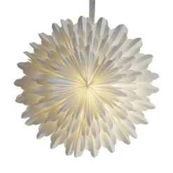 STAR TRADING Dekorationsbelysning|Julepynt > Papirstjerne Snow, Ø 50 cm, hvid, 3-lags, papir