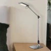 Globo Arbejdsrum/Kontor|Bordlamper > Pattaya LED-bordlampe, sølvgrå led, dim CCT