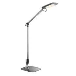 Globo Arbejdsrum/Kontor|Bordlamper > Pattaya LED-bordlampe, sølvgrå led, dim CCT