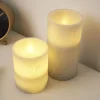 Pauleen Julepynt|Led Stearinlys > Cosy Feather Candle LED stearinlys sæt med 2 stk