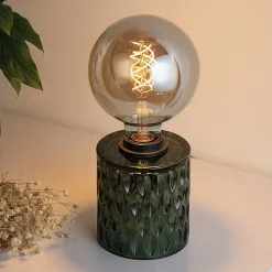 Bordlamper ^ Pauleen Crystal Magic bordlampe af grønt glas