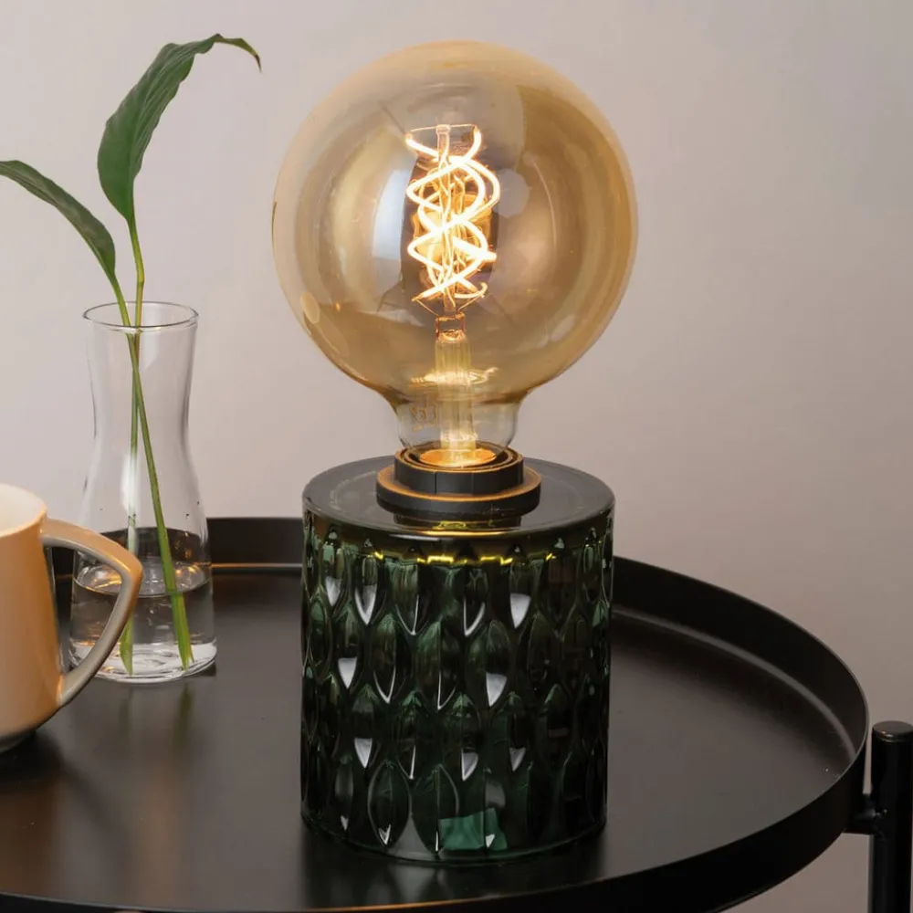 Bordlamper ^ Pauleen Crystal Magic bordlampe af grønt glas