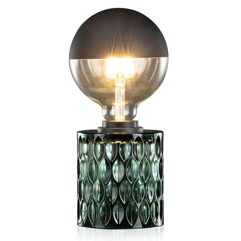 Bordlamper ^ Pauleen Crystal Magic bordlampe af grønt glas
