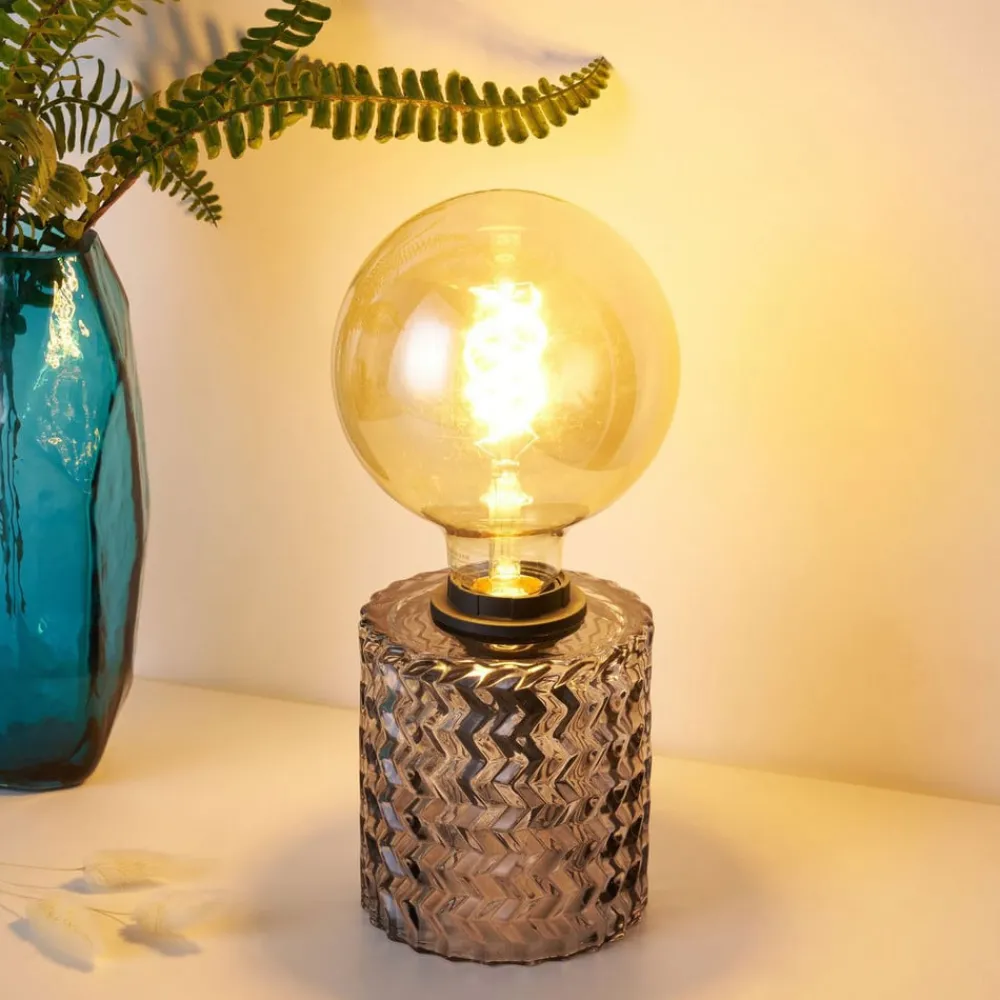 Pauleen Bordlamper > Crystal Smoking bordlampe med glassokkel