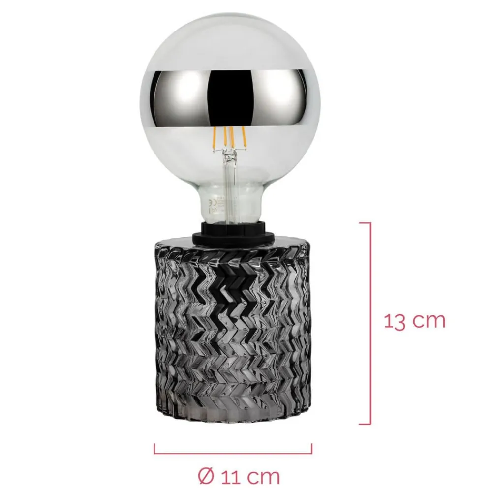 Pauleen Bordlamper > Crystal Smoking bordlampe med glassokkel