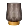 Pauleen Dekorationsbelysning > Fancy Glamour E27-LED-batteri, træ, taupe