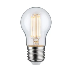 Pauleen Filament Pære > LED-dråbepære, glødetråd, E27, 6,5 W, klar, 2.700K