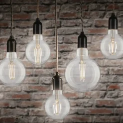 Pauleen Filament Pære > LED-filamentpære G80 E27 4,8 W klar 4.000 K