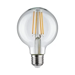 Pauleen Filament Pære > LED-filamentpære G80 E27 7,5 W klar 2.700 K