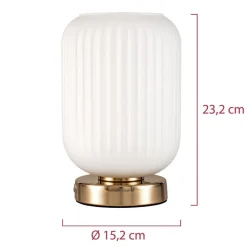 Pauleen Bordlamper > Noble Purity bordlampe med hvidt glas
