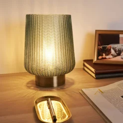 Dekorationsbelysning ^ Pauleen Pretty Glamour E27-LED turkis/messing