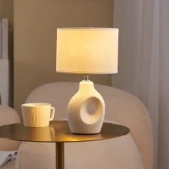 Pauleen Bordlamper > Pure Crush bordlampe, hvid/beige