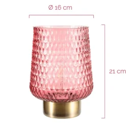 Pauleen Dekorationsbelysning > Rose Glamour E27-LED, batteri, metalfod