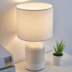 Pauleen Bordlamper > Sandy Glow bordlampe, hvid/beige