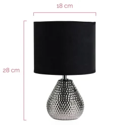 Pauleen Bordlamper > Sip of Silver bordlampe med stofskærm