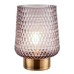 Dekorationsbelysning|Bordlamper ^ Pauleen Sparkling Glamour batteri, grå/messing