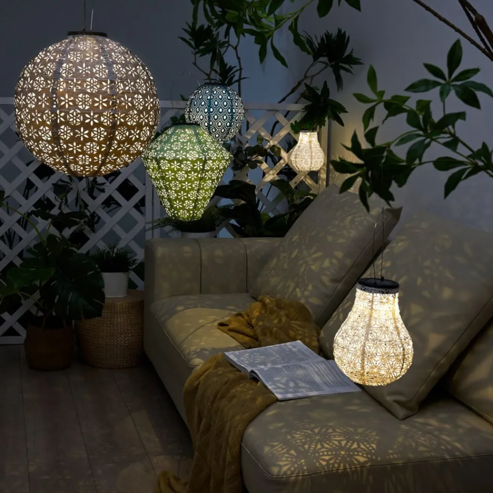 Pauleen Dekorationsbelysning|Solcellelamper > Sunshine Charm LED-dekolampe solcelle blå