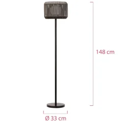 Pauleen Solcellelamper > Sunshine Elegance LED-gulvlampe m solcelle