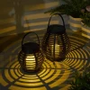 Pauleen Dekorationsbelysning|Solcellelamper > Sunshine Glow LED solcelle-lanterne, 2 stk