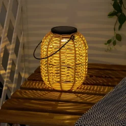 Pauleen Dekorationsbelysning|Solcellelamper > Sunshine Treasure LED-solcellelygte, beige