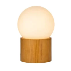 Pauleen Bordlamper > Woody Shine bordlampe, træfod, glaskugle