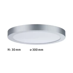 Paulmann Arbejdsrum/Kontor|Loftlamper > Abia LED-panel Ø 30 cm 2.700 K mat krom