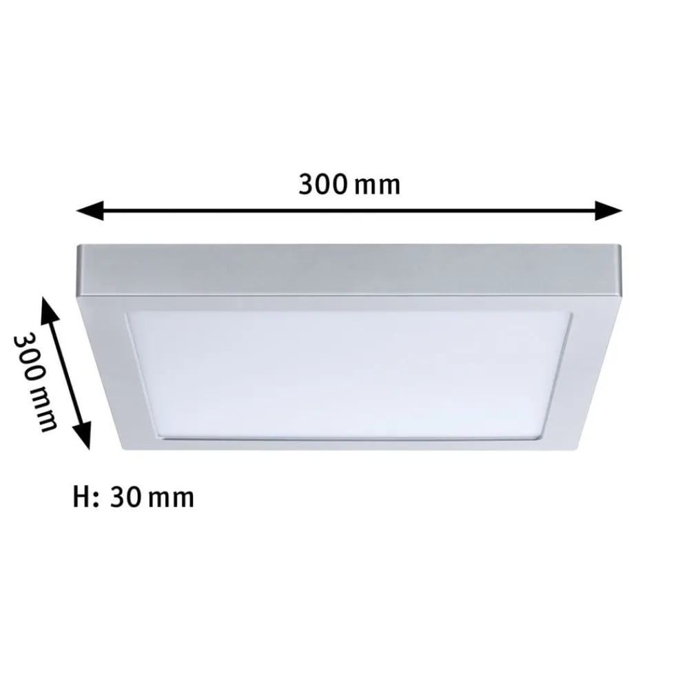 Paulmann Arbejdsrum/Kontor|Loftlamper > Abia LED-panel 30x30 cm 2.700 K krom